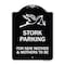 Signmission Stork Parking for New Mothers and Mothers to Heavy-Gauge Aluminum Sign, 24" x 18", BW-1824-22836 A-DES-BW-1824-22836 - alternate 1